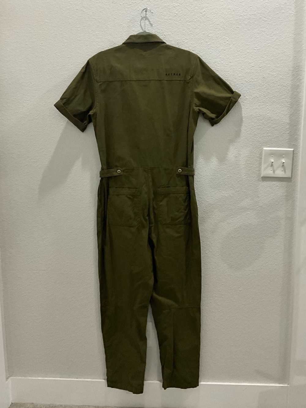 Aether Women's Green Bard Jumpsuit Size Large - Picture 8 of 9